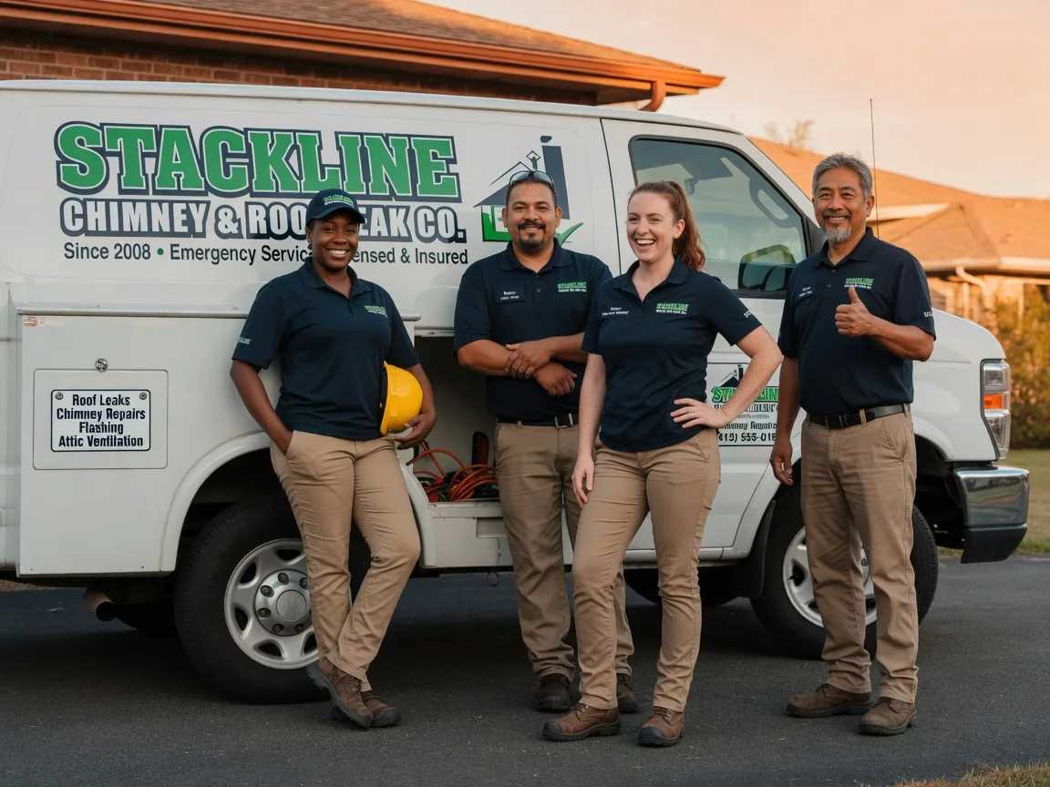 Chimney flashing repair company in Barnardsville, NC
